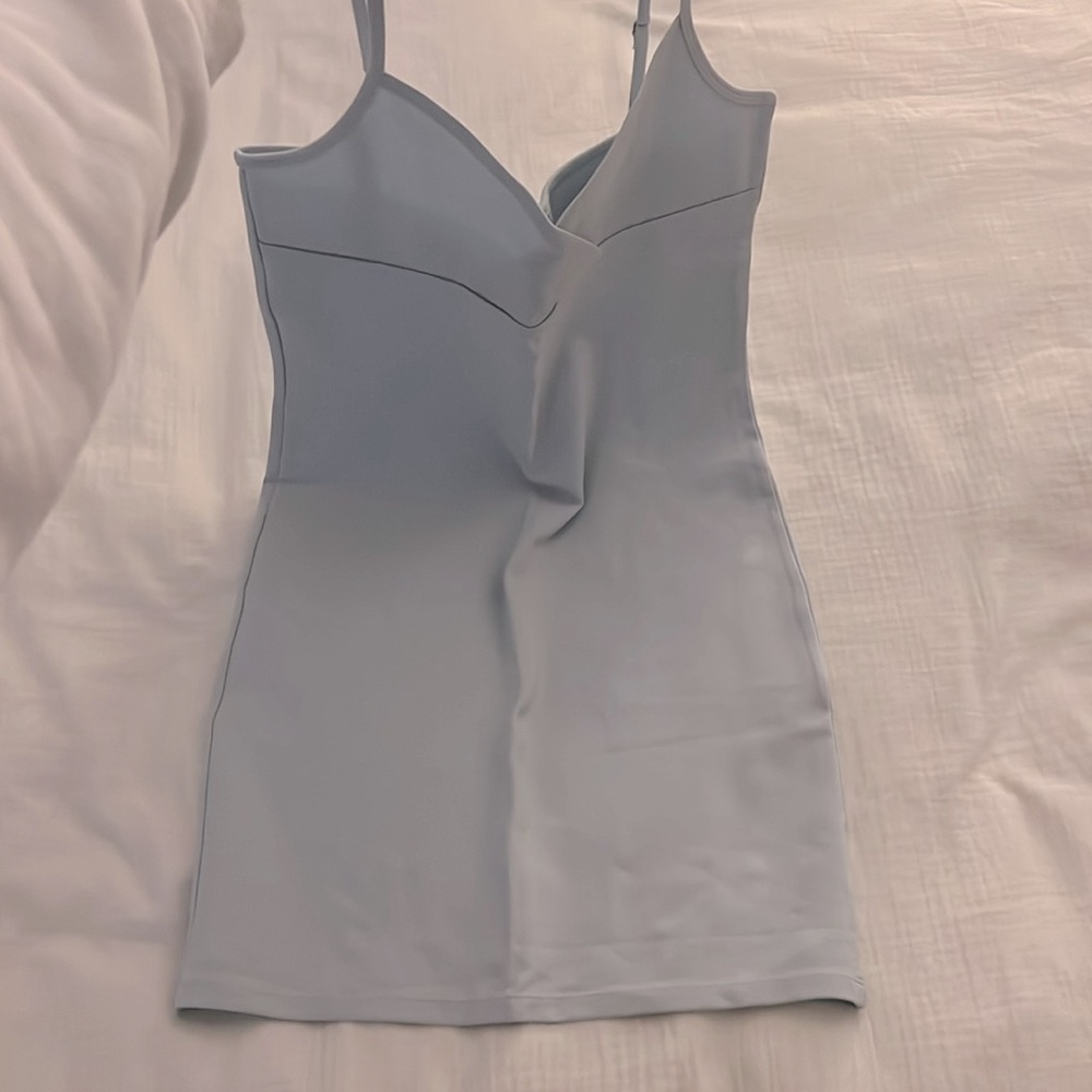 Light blue mini dress